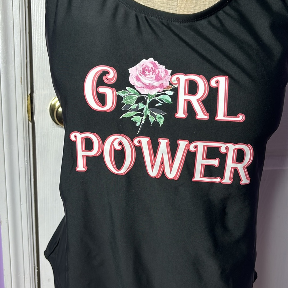 One Piece Graphic Swimsuit - Picture 1 of 9